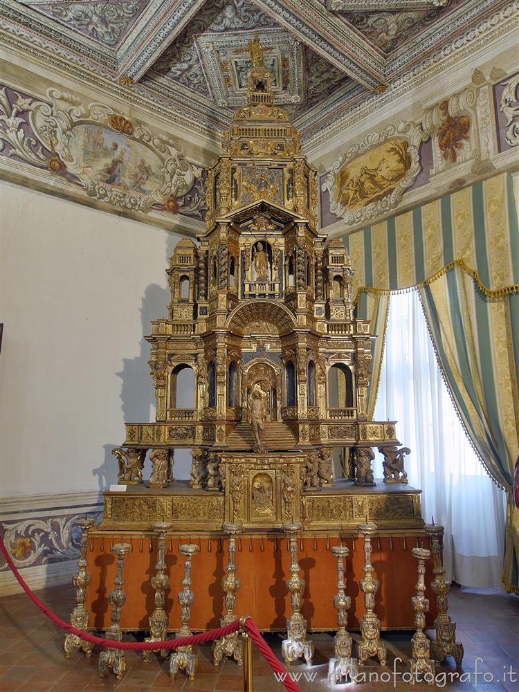 Masserano (Biella, Italy) - Retable of Tiberino in the Palace of the Princes